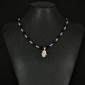 Blue goldstone with star Blue goldstone with star
