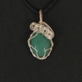 Aventurine scarab in sterling Aventurine scarab in sterling